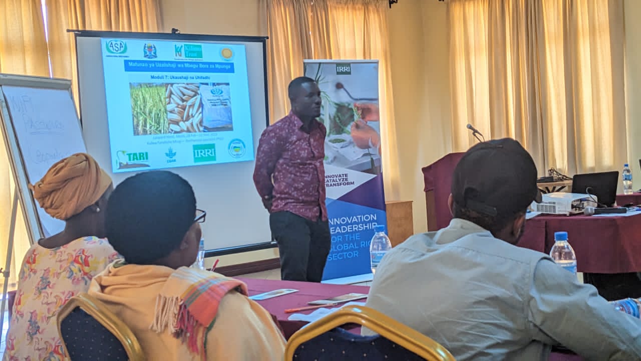 Farmers in Kilimanjaro trained on Quality Rice Seed Production 