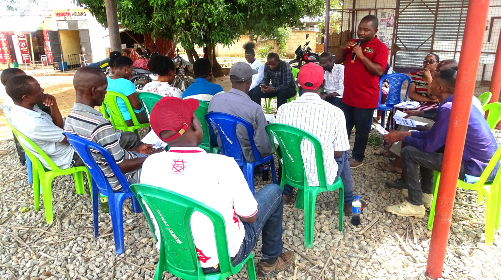 EXTENSION OFFICERS AND LEAD FARMERS TRAINED ON INTEGRATED PEST MANAGEMENT OF FALL ARMYWORM (FAW).
