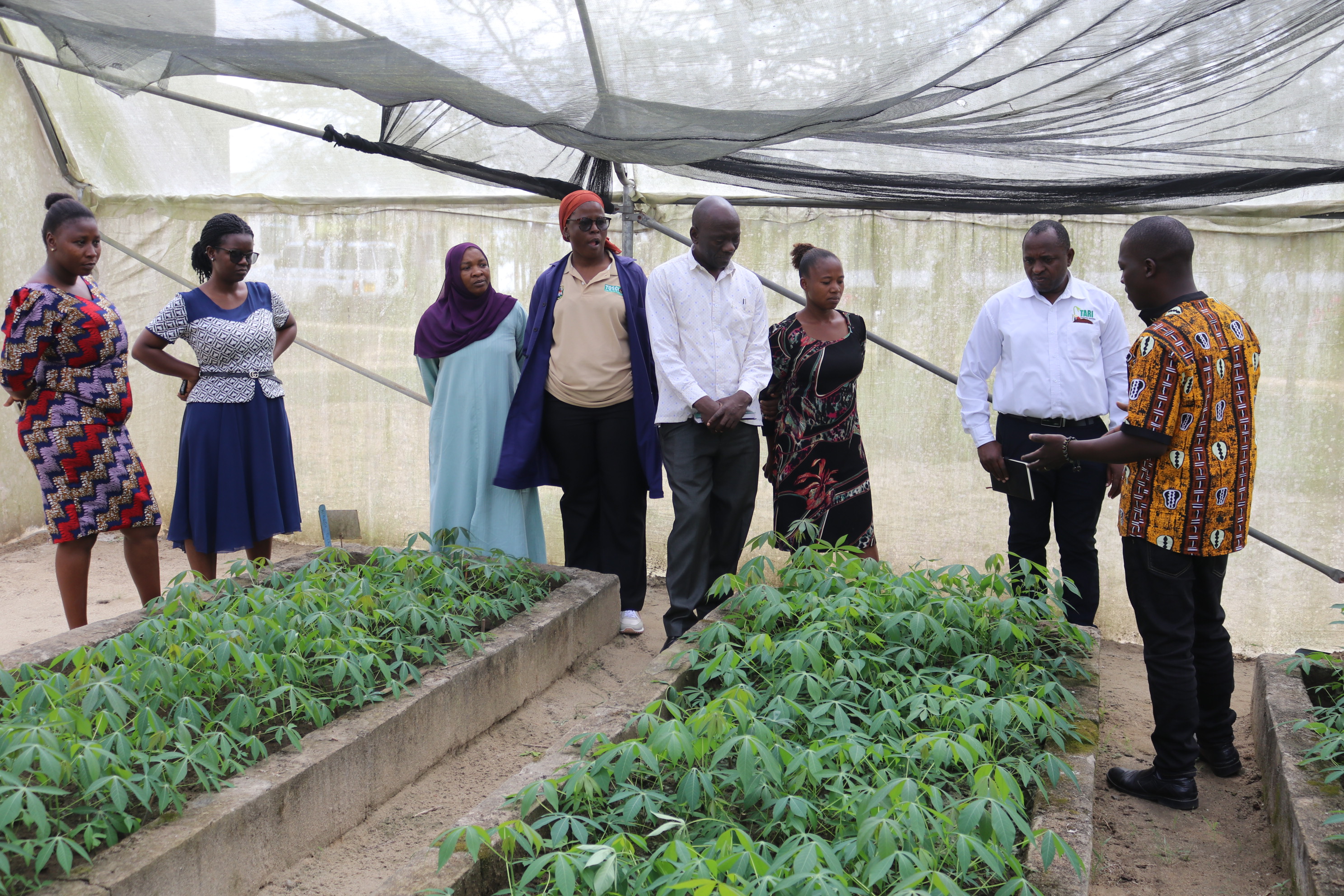 DIRECTOR OF RESEACH AND INNOVATION (DRI) DR. DEUSDEDITH MBANZIBWA VISITED SUGARCANE RESEACH CENTER TARI KIBAHA